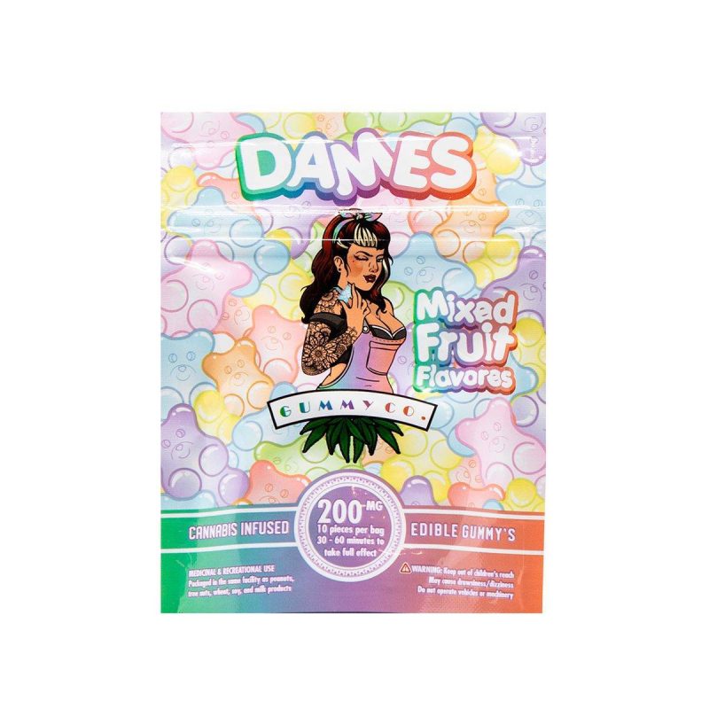 dames mixed fruit thc gummies
