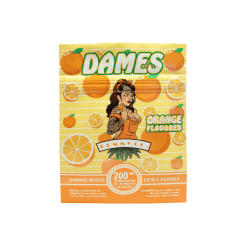 Orange flavour thc gummies pack
