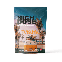 Tangerine flavoured thc gummies