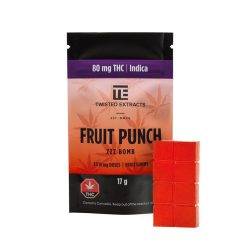 Fruit punch cannabis gummy