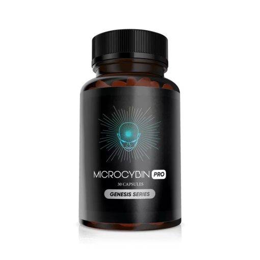 Stamets stack microdose capsule bottle