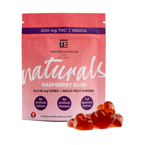 Twisted Naturals - THC Fruit Gummies - (200MG Indica)